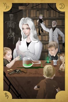 Luna en Capricornio, harta de la familia