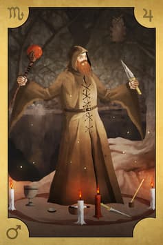 Júpiter en Escorpio, el Mago ceremonial